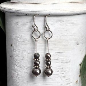 5 For $25💫Alternative Gunmetal Ball Dangles